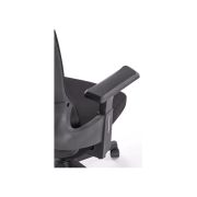 Scaun birou egonomic hm polon, mesh, mecanism inclinare, baza polipropilena, suport lombar, tetiera, 100 kg, negru drm10324
