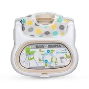 Scaun de luat masa multifunctional coccolle ziti beige dots smb332088344