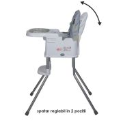 Scaun de luat masa multifunctional coccolle ziti grey stars smb332088364
