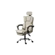 Scaun directorial off 4151, piele ecologica, mecanism de balansare, suport pentru picioare, 130 kg drm10338