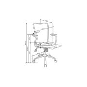 Set birou copii hm fino, pal melaminat, rafturi, stejar auriu/alb cu scaun hm andy verde, mesh, 102 kg si dulapior rulant hm simon 2, cu roti, front mdf, alb drm10333