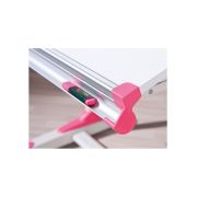 Set birou ergonomic hm collorido inaltime reglabila, unghi inclinare ajustabil, cu scaun hm dingo verde, mesh, 80 kg si dulapior rulant hm simon 2, cu roti, front mdf, alb drm10327
