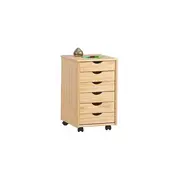 Set birou ergonomic hm julia inaltime reglabila, unghi inclinare ajustabil, cu scaun hm rico roz, catifea, 100 kg si dulapior rulant hm nils, cu roti, lemn, natur drm10331