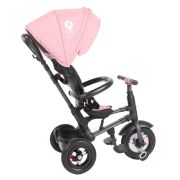 Tricicleta cu roti de cauciuc qplay rito rubber roz smb338038110
