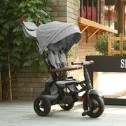 Tricicleta pliabila qplay rito deluxe gri smb324038171d