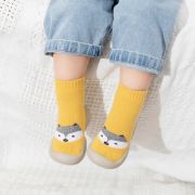 Mocasini galben mustar cu talpa antiderapanta - happy teddy addw1015-mos5