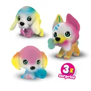 Set de carioci cu aerograf si 3 catei surpriza sa14333