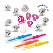 Set de carioci cu aerograf si 3 catei surpriza sa14333
