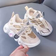 Adidasi crem cu luminite - lorena mdg-58-2-c