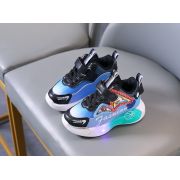 Adidasi cu luminite pentru baietei - fashion md777-2-c
