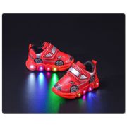 Adidasi rosii cu luminite - car mdc-29-1-c