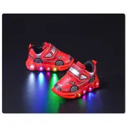 Adidasi rosii cu luminite - car mdc-29-1-c