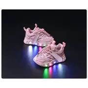 Adidasi roz cu luminite - seika mbgs3580-1-c