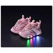 Adidasi roz cu luminite - seika mbgs3580-1-c