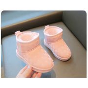 Cizme imblanite roz pentru fetite - duck mbwn2473-c