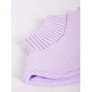 Guler de iarnă pentru fetițe - culoare mov cgl-0418g