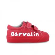Tenisi canvas pentru copii Garvalin, rojo (Marime: 27) JEM242800-D-27