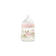 Biberon 150 ml tetină fiziologică SX Pro cu debit lent Roz Gold Premium JEM8426420080149