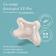 Suzetă fiziologică SX Pro 6-18 luni Zero Zero Suavinex JEM8426420078733