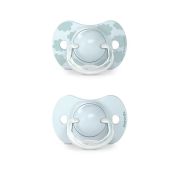 Suzetă fiziologică SX Pro din silicon, 2 buc 0-6 luni albastru Dreams JEM8426420083171