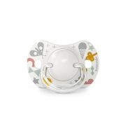Suzetă fiziologică SX Pro din silicon, 2 buc 0-6 luni gri A walk in the park JEM8426420083195