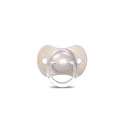 Suzetă fiziologică SX Pro din silicon 6-18 luni Gri Gold Premium JEM8426420080064