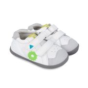 Adidasi Primii Pasi pentru Copii Biomecanics 241161, alb (Marime: 22) JEM241161-B-22
