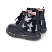 Cizmulite pentru fetite cu fluturasi, Garvalin, negru (Marime: 26) JEM241340-A-26