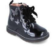 Cizmulite pentru fetite cu fluturasi, Garvalin, negru (Marime: 29) JEM241340-A-29