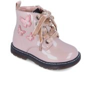 Cizmulite pentru fetite cu fluturasi, Garvalin, roz (Marime: 28) JEM241340-C-28