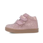 Ghete copii, piele naturala, roz, Garvalin (Marime: 22) JEM241316-B-22