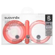 Inel de dentiție cu apă Fluture, roz, Suavinex JEM8426420079525