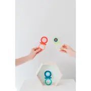 Inel de dentiție cu apă Fluture, roz, Suavinex JEM8426420079525