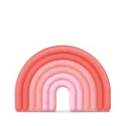 Inel de dentiție din silicon Curcubeu, roz, Suavinex JEM8426420079495