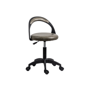 Scaun laborator off1020, rotativ, baza polipropilena, piele ecologica, inaltime ajustabila, 100 kg drm10361