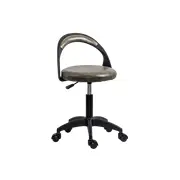 Scaun laborator off1020, rotativ, baza polipropilena, piele ecologica, inaltime ajustabila, 100 kg drm10361