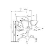 Set birou hm lima b1, cu usa si sertar, pal melaminat, 120x55x75 cm, stejar sonoma/alb si scaun copii hm timmy, ergonomic, inaltime reglabila, rotire 360 ˚,120 kg, roz drm10354