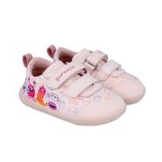 Tenisi din piele pentru copii Garvalin, monstruleti, roz (Marime: 19) JEM241307-A-19