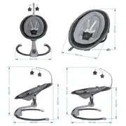 Balansoar multifunctional coccolle freya anthracite smb333040262