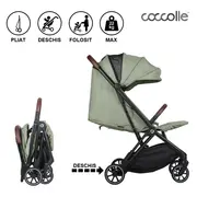 Carucior sport cu pliere automata coccolle beyla greenstone smb323031671