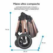 Carucior transformabil 3in1 coccolle melora moonlit grey smb322061571