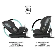 Scaun auto rotativ isize coccolle velsa jet black smb323085260