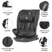 Scaun auto rotativ isize coccolle velsa jet black smb323085260