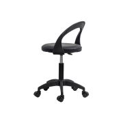 Scaun laborator off1020, rotativ, baza polipropilena, piele ecologica, inaltime ajustabila, 100 kg drm10361
