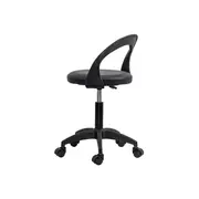 Scaun laborator off1020, rotativ, baza polipropilena, piele ecologica, inaltime ajustabila, 100 kg drm10361