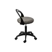 Scaun laborator off1020, rotativ, baza polipropilena, piele ecologica, inaltime ajustabila, 100 kg drm10361