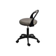 Scaun laborator off1020, rotativ, baza polipropilena, piele ecologica, inaltime ajustabila, 100 kg drm10361
