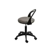 Scaun laborator off1020, rotativ, baza polipropilena, piele ecologica, inaltime ajustabila, 100 kg drm10361