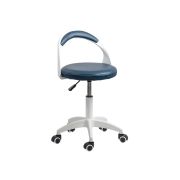 Scaun laborator off1021, rotativ, baza polipropilena, piele ecologica, inaltime ajustabila, 100 kg drm10362