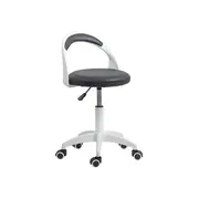 Scaun laborator off1021, rotativ, baza polipropilena, piele ecologica, inaltime ajustabila, 100 kg drm10362